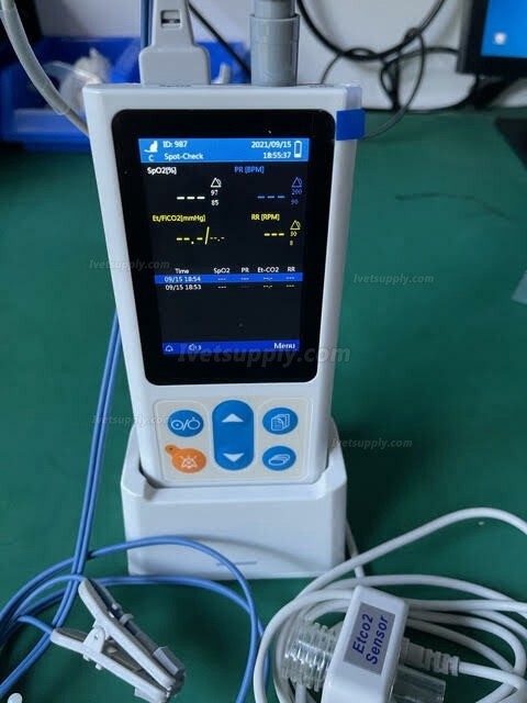 UTMD uPM60VCM Handheld Veterinary Capnography Monitor - SPO2 PR RESP ETCO2(mainstream)